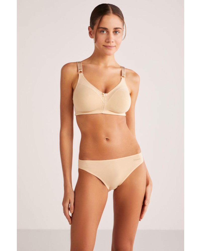 Kom Basic 2'li Bikini Kadın Külot Ten Kom Basic 2'li Bikini Kadın Külot Ten