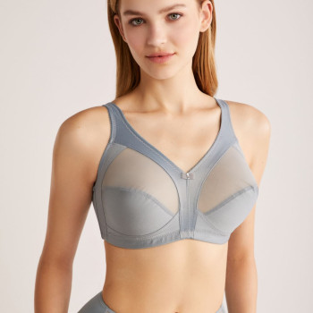 Kom Bianca Gri Kapsız ve Telsiz Toparlayıcı Sütyen