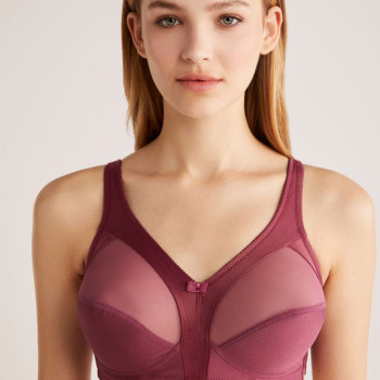 Kom Bordo Bianca Kapsız ve Telsiz Toparlayıcı Sütyen