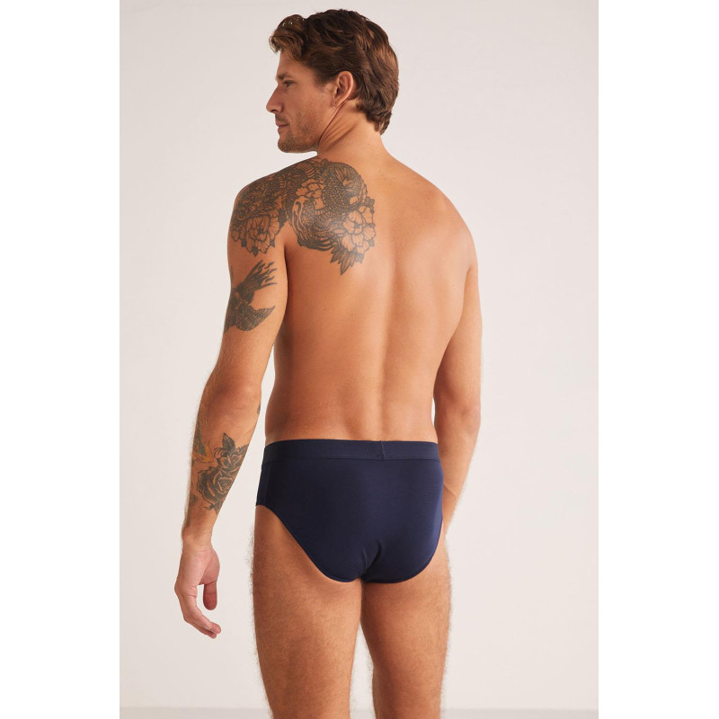 Kom Cesar Modal Erkek 2li Slip Lacivert Kom Cesar Modal Erkek 2li Slip Lacivert