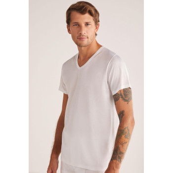 Kom Elite Merserize V Yaka T-shirt