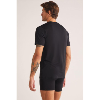 Kom Emilio V Yaka Modal Erkek Tshirt Lacivert