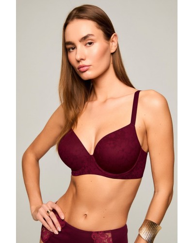 Kom Erica Dantel Detaylı Spacer Sütyen – Bordo Kom Erica Dantel Detaylı Spacer Sütyen – Bordo