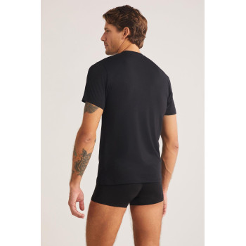 Kom James 2'li Modal Yuvarlak Yaka T-shirt