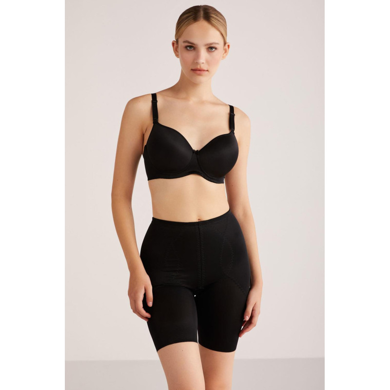 KOM Lidya Siyah Desteksiz Balenli Sütyen