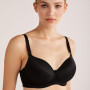 KOM Lidya Siyah Desteksiz Balenli Sütyen