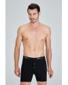 Kom Long Şort Erkek 2'li Boxer Siyah 