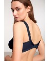 Kom Serena Siyah Telsiz Balensiz Toparlayıcı Sütyen
