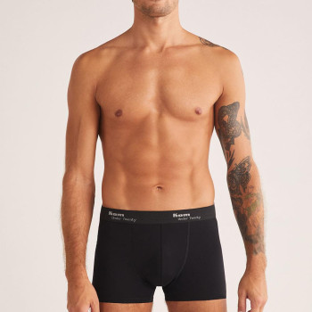 Kom Tight Siyah 2'li Şort Boxer 2'li Avantajlı Paket