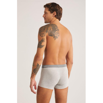 Kom Tight Gri 2'li Şort Boxer 2'li Avantajlı Paket