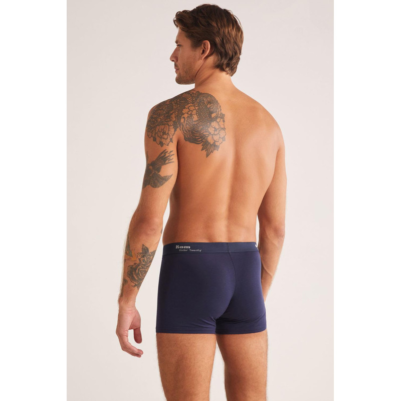 Kom Tight 2'li Şort Boxer 2'li Avantajlı Paket Lacivert