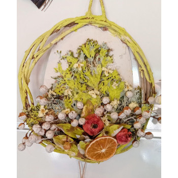 Kır Çiçekleri Dekoratif Kapı Süsü