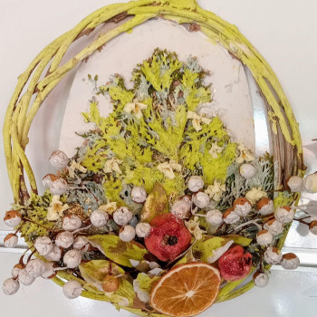 Kır Çiçekleri Dekoratif Kapı Süsü