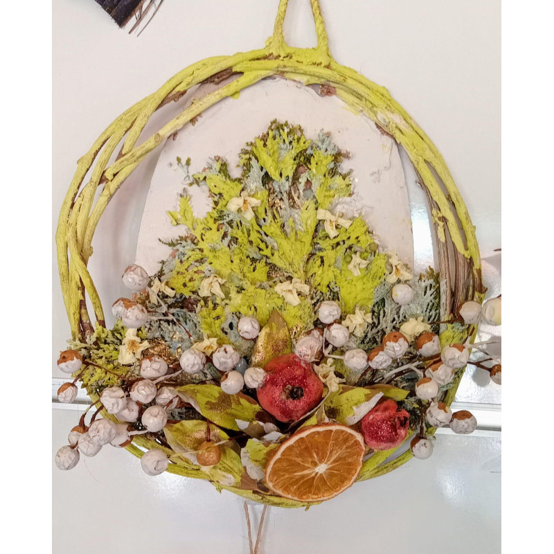 Kır Çiçekleri Dekoratif Kapı Süsü