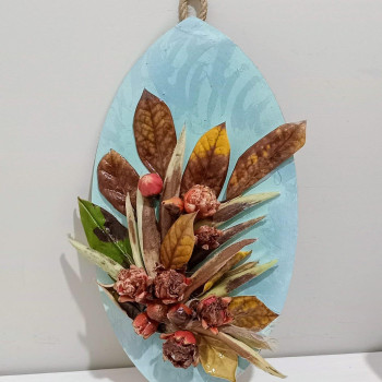 Gökkuşağındaki Çiçekler Duvar Ve Kapı Süsü