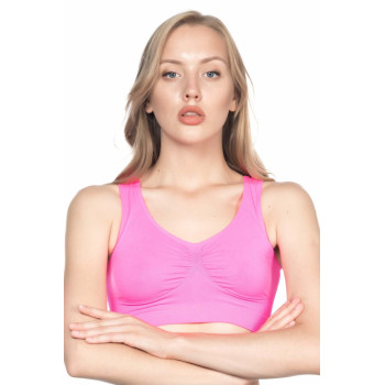 NEON FUŞYA MI Emay 4001 Soft Sporcu Büstiyer