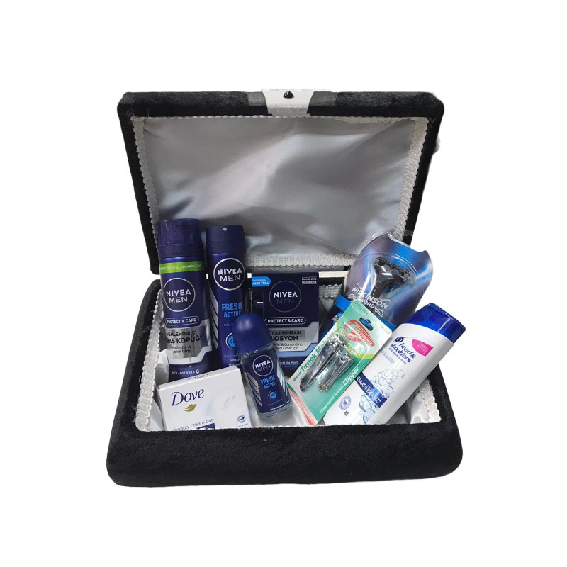 Nivea 8li Damat Figürlü Kutuda Traş Tırnak Seti Hediyeli