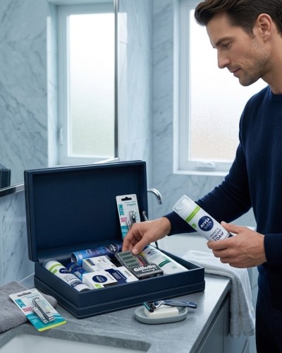 Nivea Deri Sandık Tıraş Bakım Seti - 7 Parça Tırnak Seti Hediyeli