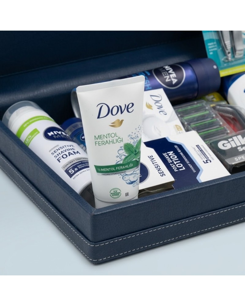 Nivea Deri Sandık Tıraş Bakım Seti - 7 Parça Tırnak Seti Hediyeli