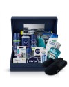 Nivea Erkek Bakım ve Damat Tıraş Seti 15 Parça Aynalı Kutulu + Terlik Hediyeli