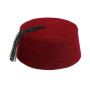 Osmanlı Erkek Bordo Fesi - Klasik Başlık Şapka