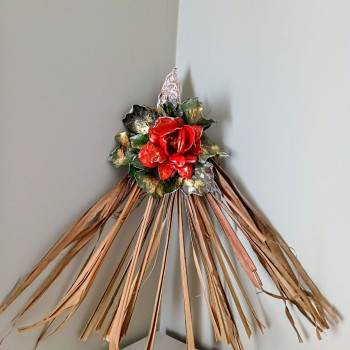 Palmiye Varaklı Kapı Süsü