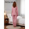 Patalya Pudra Penye Kadın Pijama Takımı 220