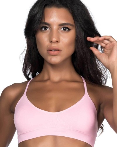 PEMBE MI Emay 4020 Pedli İnce Askılı Büstiyer