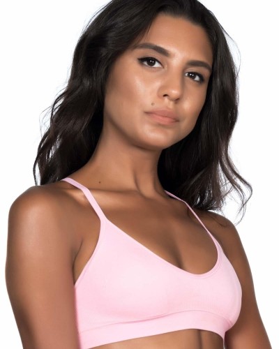 PEMBE MI Emay 4020 Pedli İnce Askılı Büstiyer PEMBE MI Emay 4020 Pedli İnce Askılı Büstiyer