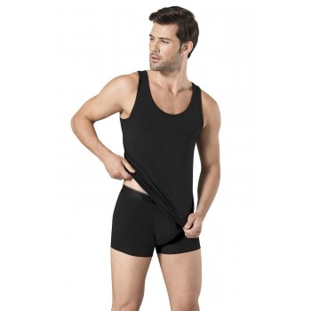 Pierre Cardin 145 Erkek Modal Atlet Boxer Takım -Siyah Pierre Cardin 145 Erkek Modal Atlet Boxer Takım -Siyah