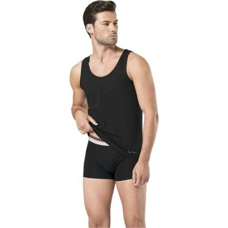 Pierre Cardin 145 Erkek Modal Atlet Boxer Takım -Siyah