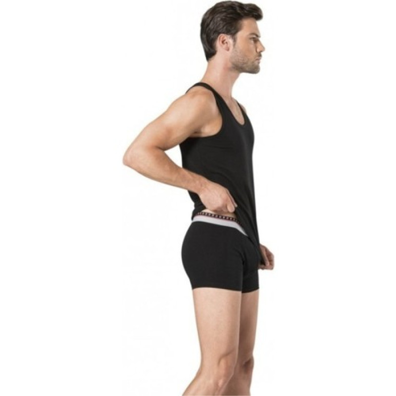 Pierre Cardin 155 Erkek Atlet Boxer Takım - Siyah