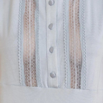 Pierre Cardin 2800 Kadın Mist Dantelli Penye 3'lü Sabahlıklı Pijama Takım Pierre Cardin 2800 Kadın Mist Dantelli Penye 3'lü Sabahlıklı Pijama Takım