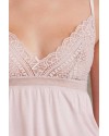 Pierre Cardin 2820 Kadın Pudra Dantelli Penye 3'lü Sabahlıklı Pijama Takım Pierre Cardin 2820 Kadın Pudra Dantelli Penye 3'lü Sabahlıklı Pijama Takım