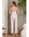 Pierre Cardin 2820 Kadın Pudra Dantelli Penye 3'lü Sabahlıklı Pijama Takım Pierre Cardin 2820 Kadın Pudra Dantelli Penye 3'lü Sabahlıklı Pijama Takım