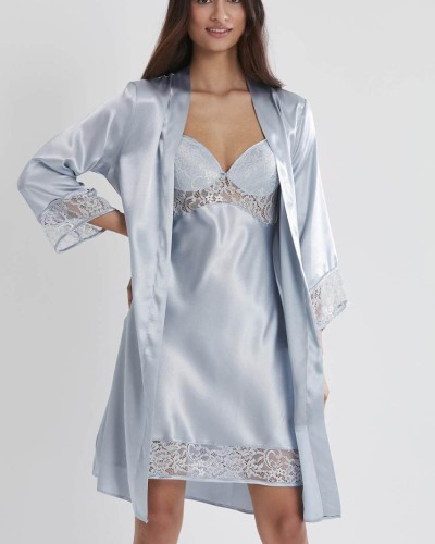 Pierre Cardin 2li Balensiz Kaplı Gecelik Sabahlık 4075 mist