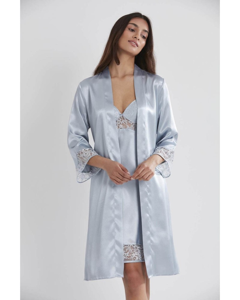 Pierre Cardin 2li Balensiz Kaplı Gecelik Sabahlık 4075 mist Pierre Cardin 2li Balensiz Kaplı Gecelik Sabahlık 4075 mist