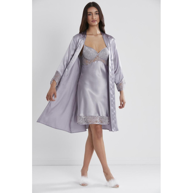 Pierre Cardin 2li Balensiz Kaplı Gecelik Sabahlık 4075 Royal