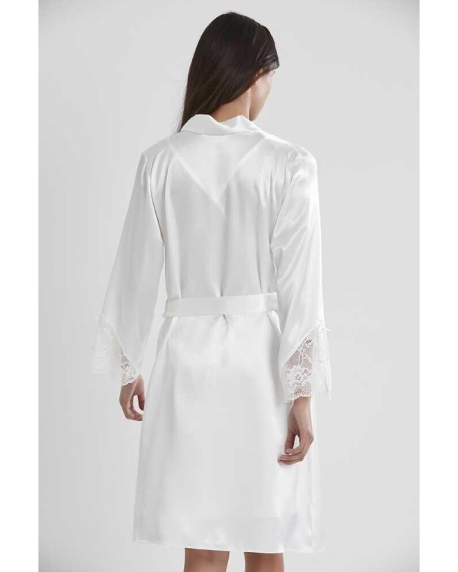 Pierre Cardin 2li Ekru Saten Kısa Gecelik Sabahlık 4300 Pierre Cardin 2li Ekru Saten Kısa Gecelik Sabahlık 4300