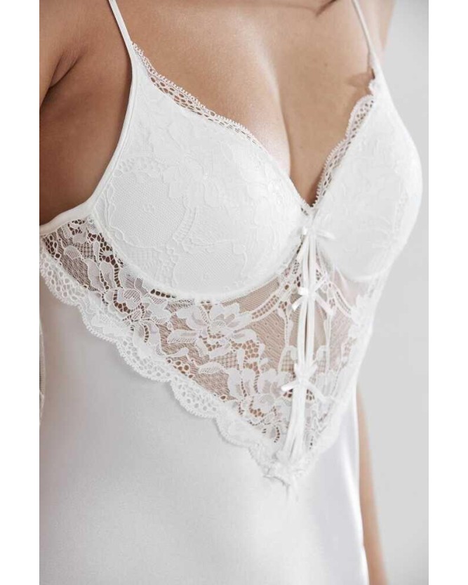 Pierre Cardin 2li Ekru Saten Kısa Gecelik Sabahlık 4300 Pierre Cardin 2li Ekru Saten Kısa Gecelik Sabahlık 4300