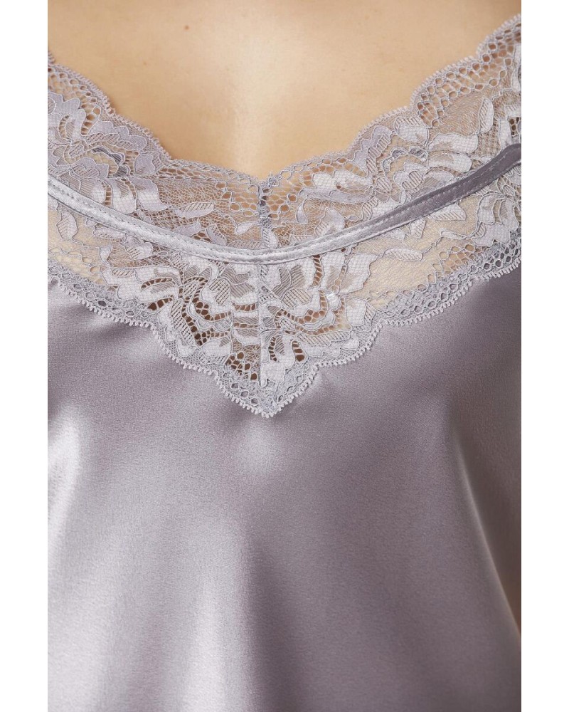 Pierre Cardin 3'lü Saten Dantelli Şort Ve Şifon Dantelli Sabahlık Takımı 2475 Pierre Cardin 3'lü Saten Dantelli Şort Ve Şifon Dantelli Sabahlık Takımı 2475