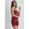 Pierre Cardin 425 Saten Şort Takım bordo Pierre Cardin 425 Saten Şort Takım bordo