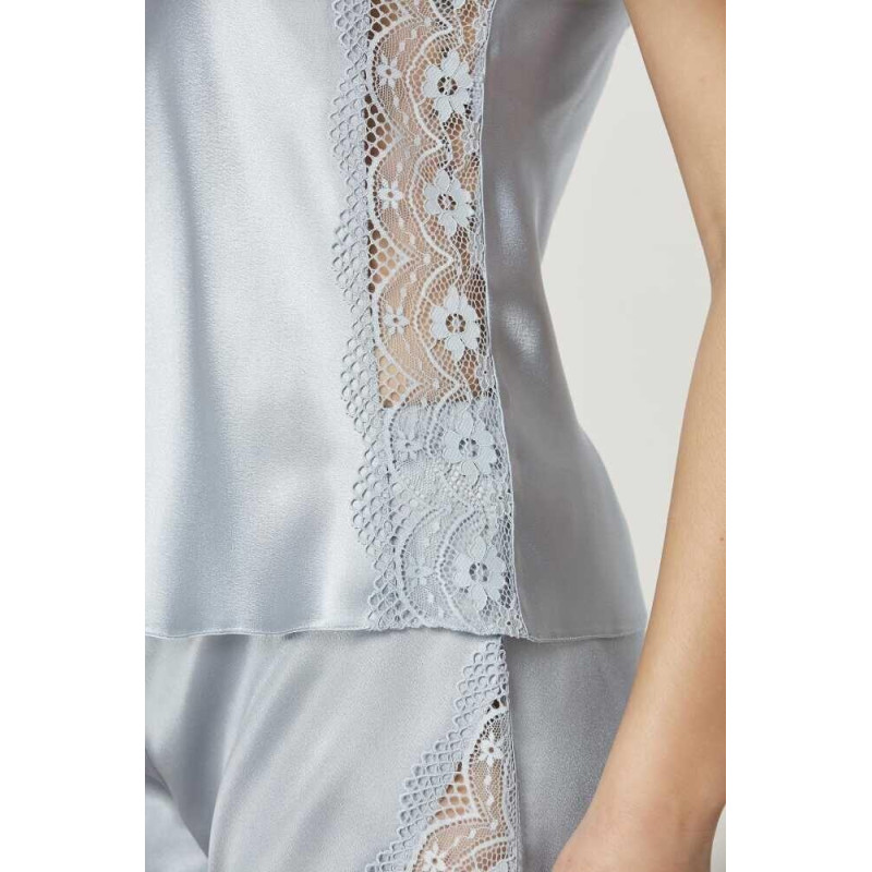 Pierre Cardin 438 Saten Şort Takım Mist Pierre Cardin 438 Saten Şort Takım Mist
