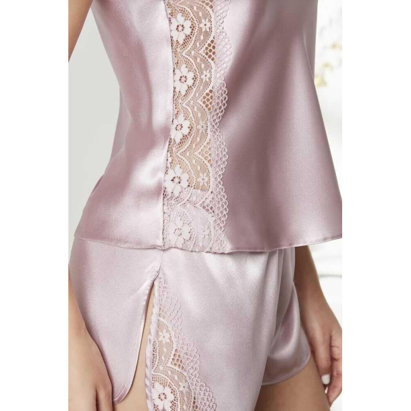Pierre Cardin 438 Saten Şort Takım Pudra Pierre Cardin 438 Saten Şort Takım Pudra