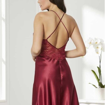 Pierre Cardin 4lü Gecelik Sabahlık Şort Çeyiz Set 7005 Bordo