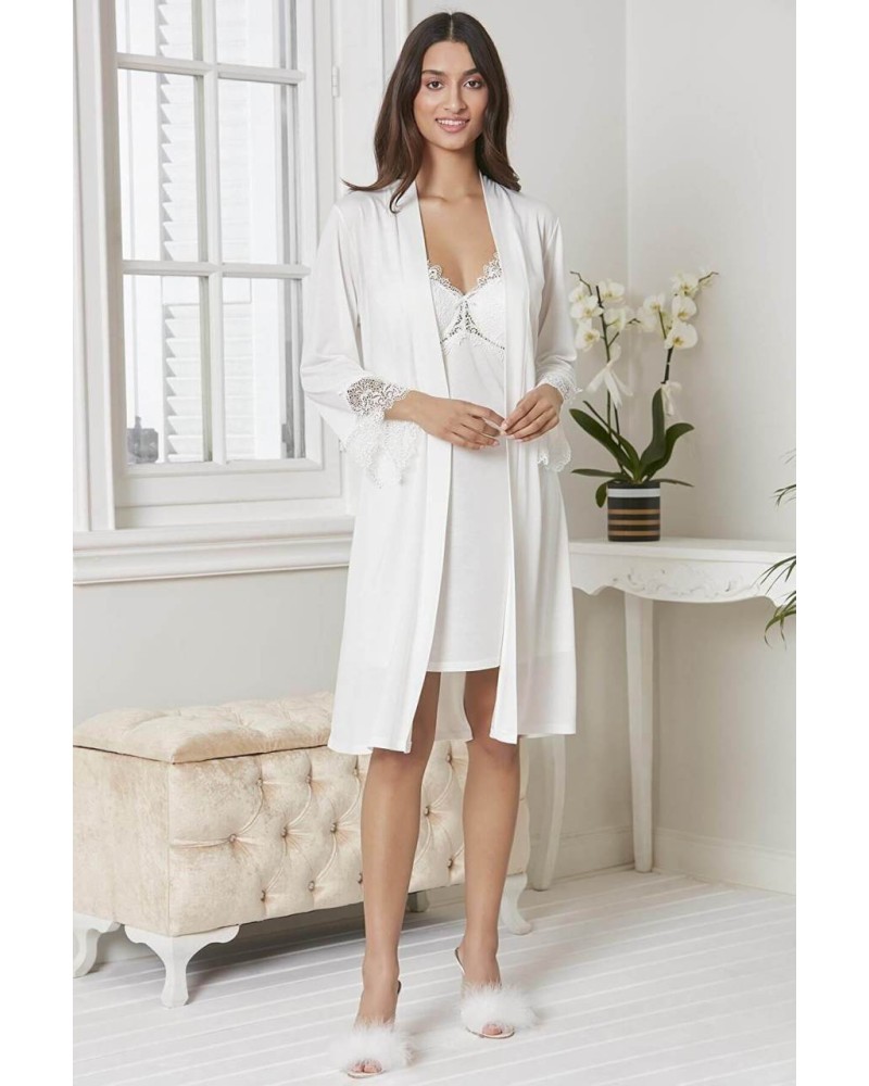 Pierre Cardin 5040 6'lı Modal Gecelik Sabahlık Çeyiz Seti