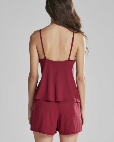 Pierre Cardin 5040 6'lı Modal Gecelik Sabahlık Çeyiz Seti Bordo Pierre Cardin 5040 6'lı Modal Gecelik Sabahlık Çeyiz Seti Bordo