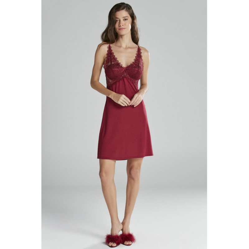 Pierre Cardin 5040 6'lı Modal Gecelik Sabahlık Çeyiz Seti Bordo