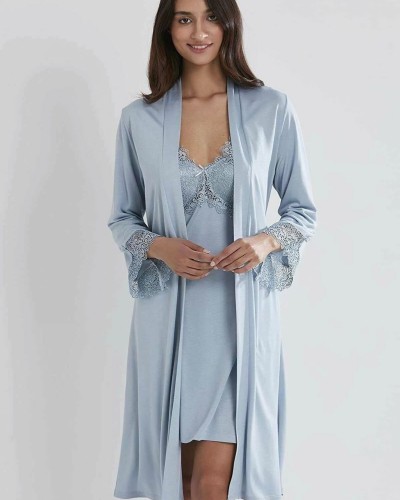 Pierre Cardin 5040 6'lı Modal Gecelik Sabahlık Çeyiz Seti Mist
