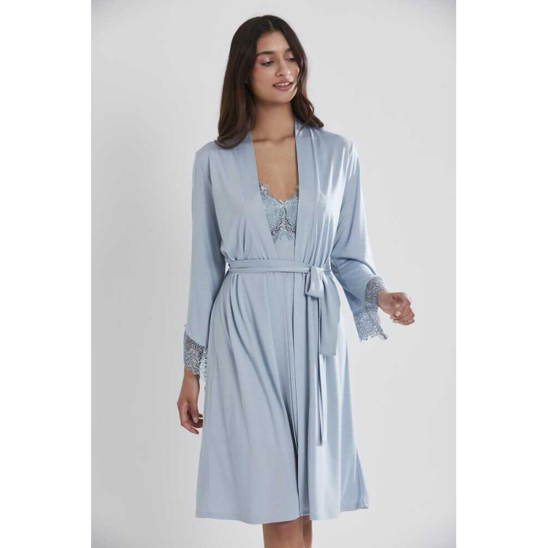 Pierre Cardin 5040 6'lı Modal Gecelik Sabahlık Çeyiz Seti Mist